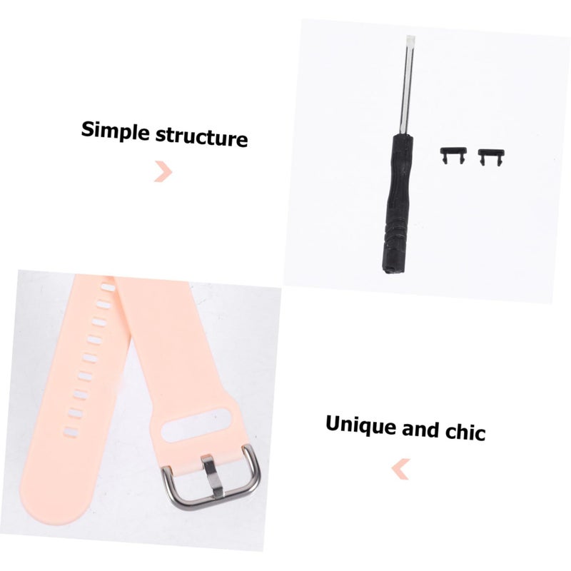 Pink Fitness Watchband Replacement Belt Comfortable Design Sports Travel Gift - Image 4