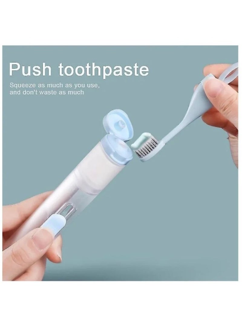 Denx ‏Water toothbrush with removable water tank and rechargeable battery in a portable and easy-to-use design  - Image 4