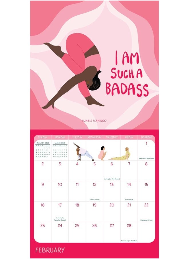 Yoga Is My Happy Place Wall Calendar 2025: Poses and Inspiration for Every Yogi  - Image 4