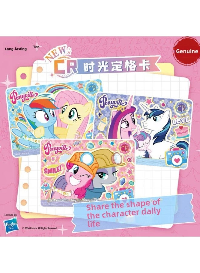 Card Tour Pony Card Card A Whole Box Of Fun Shadow Pack Third Play Official Genuine Huiyue 6 Rainbow 3 Card Pack Card-Color:Rainbow Bag With 2 Bullets In A Box Of 20 Packs (retail 5 Yuan Package)