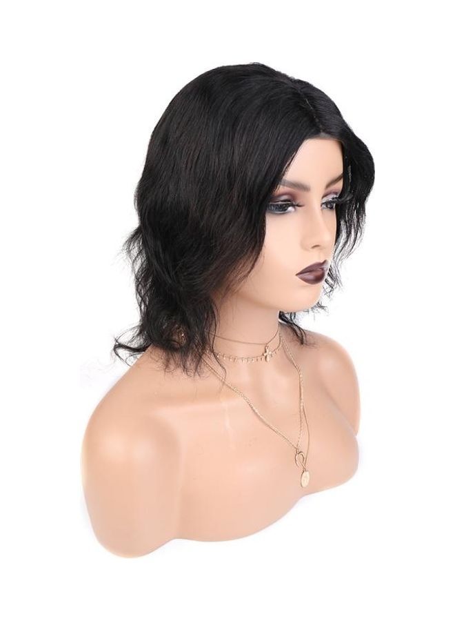 NIBEMINENT Toocci Ladies Mid-point Short Hair Pixie Cut Curly Wig Black 8inch - Image 2