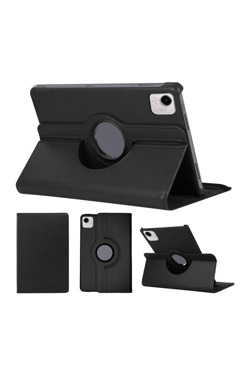 VKL Case Compatible with Honor Pad X9A/Honor Pad X9 Pro Case (11.5" 2025 release) Multifunctional Leather Cover Swivel Unique Stand Anti-Fall Auto Sleep/Wake (Black) - Image 1