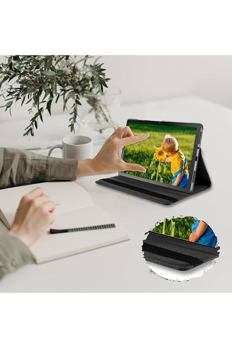 VKL Case Compatible with Honor Pad X9A/Honor Pad X9 Pro Case (11.5" 2025 release) Multifunctional Leather Cover Swivel Unique Stand Anti-Fall Auto Sleep/Wake (Black) - Image 4