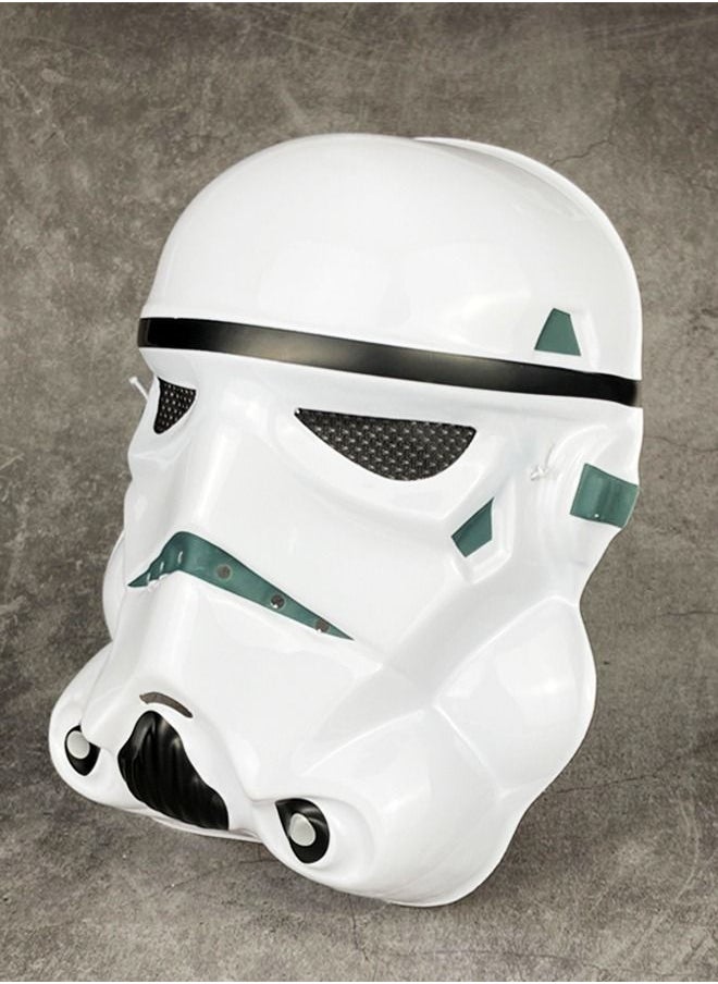 GROIC 2 PCS Star Wars Theme mask Darth Vader Mask Star War White Soldier Clone Soldier Mask Kids Role-Play & Costume Dress Up Collectible  - Image 5