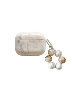 Suitable For AirPods 4 Earphone Set Creative Cartoon Shell For Apple1/2/pro2 Wireless Bluetooth Protective Cover Pendant-Color:Silicone Soft Shell + Pendant-blooming Marbling-Model:AirPods 1/2 Generation (protective Cover)