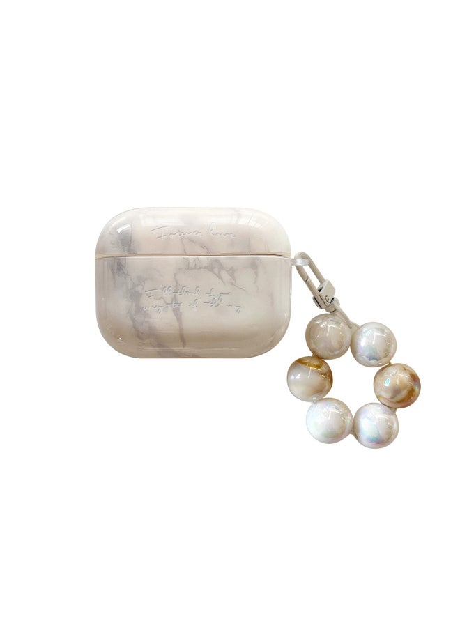 Generic - Suitable For AirPods 4 Earphone Set Creative Cartoon Shell For Apple1/2/pro2 Wireless Bluetooth Protective Cover Pendant-Color:Silicone Soft Shell + Pendant-blooming Marbling-Model:AirPods 1/2 Generation (protective Cover) - Image 1