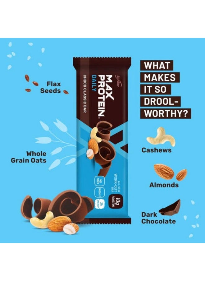 RiteBite Max Protein Daily Choco Classic 10G Protein Bars [Pack Of 1, 50 Gram]  - Image 2