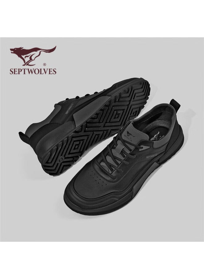 Septwolves Official Men's Shoes, Versatile Mesh Autumn Winter Breathable Casual Shoes, Sports Men's Shoes W8343730236, Black, Size 39 - Image 3