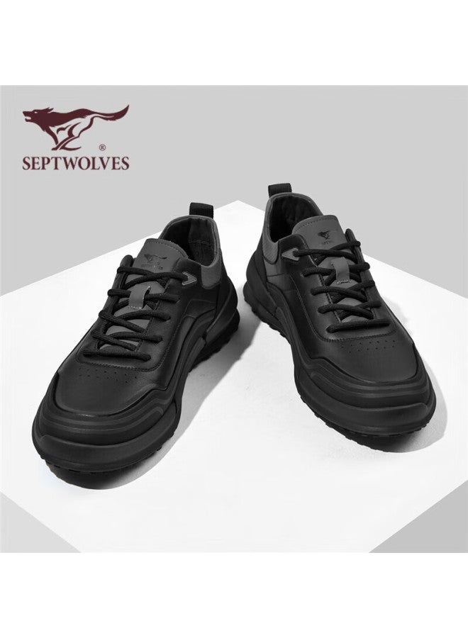 Septwolves Official Men's Shoes, Versatile Mesh Autumn Winter Breathable Casual Shoes, Sports Men's Shoes W8343730236, Black, Size 39 - Image 4