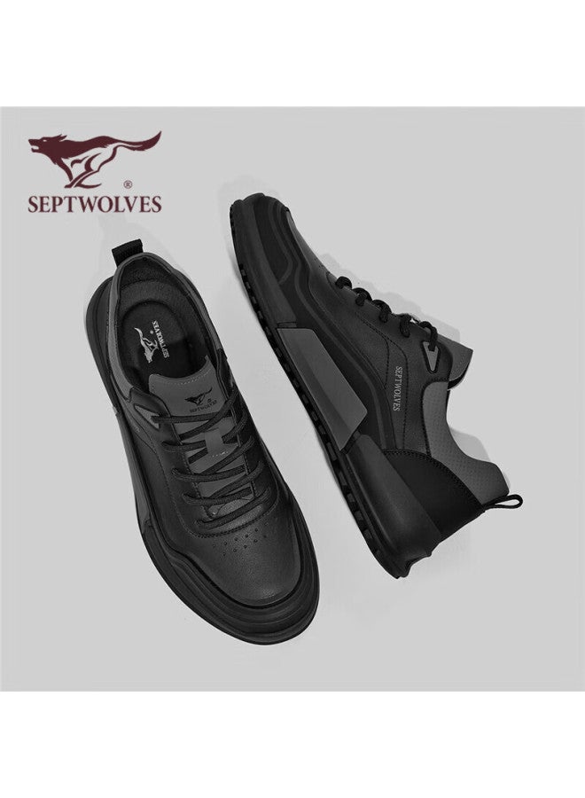 Septwolves Official Men's Shoes, Versatile Mesh Autumn Winter Breathable Casual Shoes, Sports Men's Shoes W8343730236, Black, Size 39 - Image 5