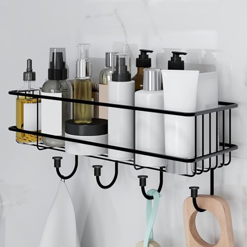 TNT THE NEXT TREND Self Adhesive Metal Square Shelf for Bathroom | No Damage, Drill Free Installation Bathroom Accessories Holder - Image 2