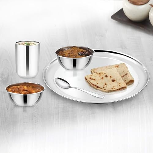 Parage 6 Pieces Stainless Steel Big Size Bowl/Wati/Katori Heavy Gauge with Mirror Finish, 10.2 cm Dia, Set of 6, 220 ml Each, Silver - Image 3