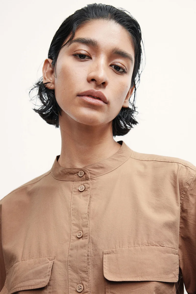 H&M Pocket-Detail Blouse