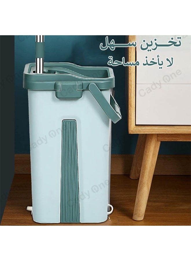 Cady One - Microfiber floor cleaning mop set with bucket and refill roller - Image 1
