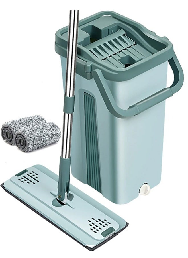 Cady One - Microfiber floor cleaning mop set with bucket and refill roller - Image 1