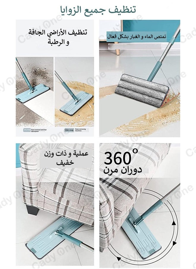 Cady One - Microfiber floor cleaning mop set with bucket and refill roller - Image 1