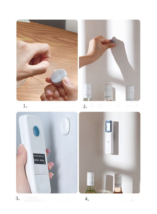 2-Piece Multi-Purpose Remote Control Magnetic Hook Strong Magnetic Hook Storage Tool - Image 5