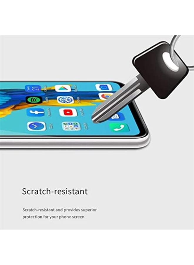 Glass Tempered Glass For Huawei Nova 5T Full Glue Screen Protector Black Frame - Image 2