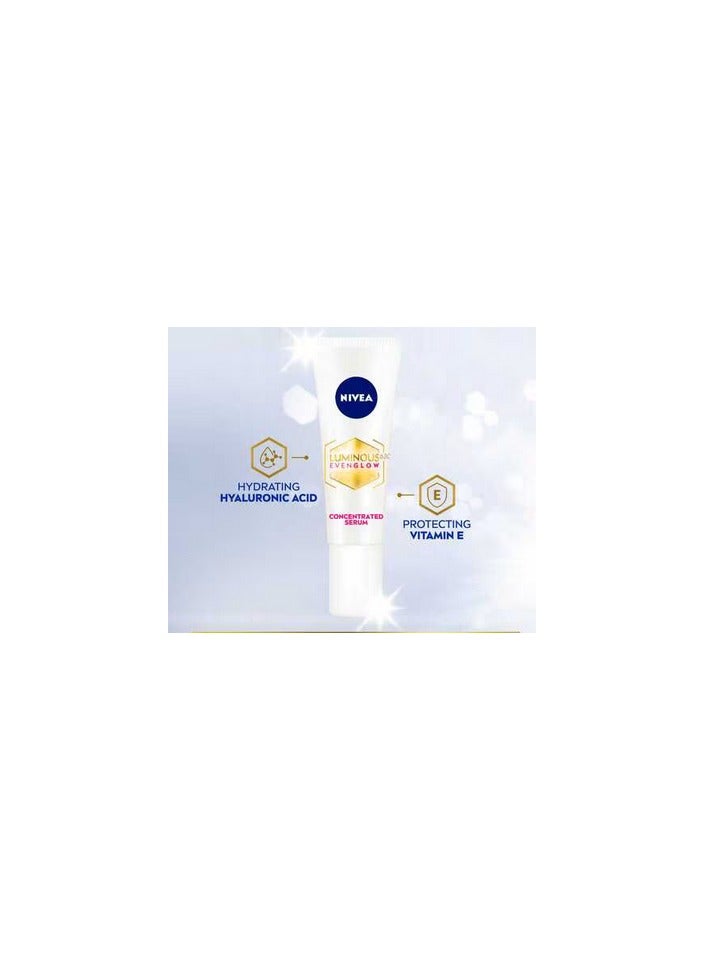 Nivea Luminous 630 Even Glow Concentrated Serum 10ml - Image 5