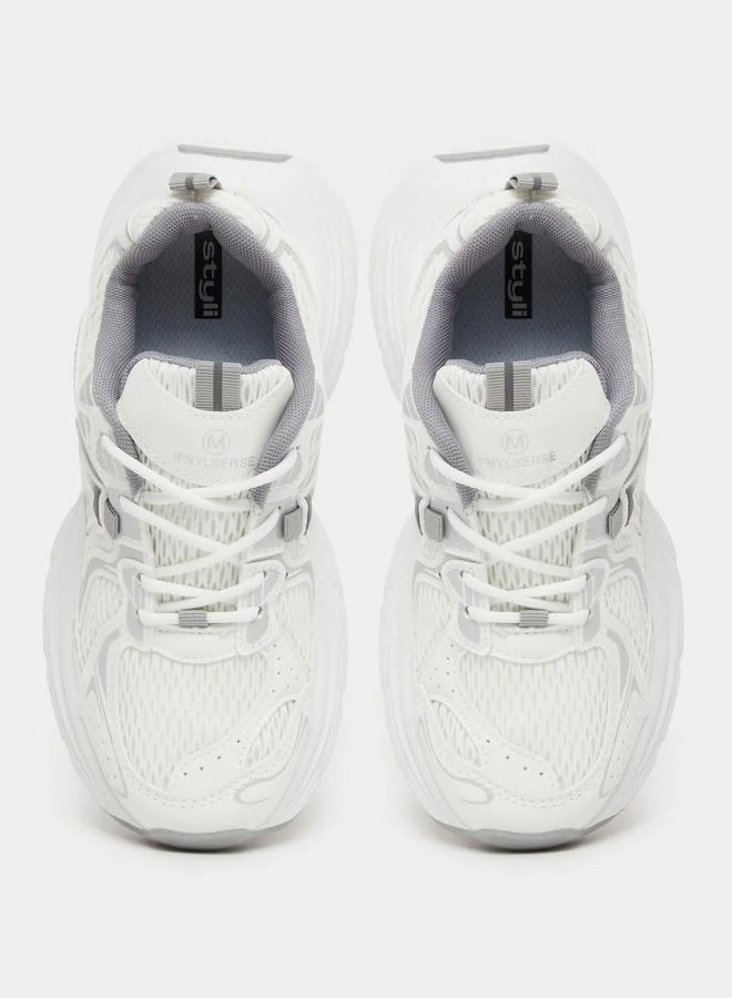 Styli Styli Platform Lace Up Sneakers