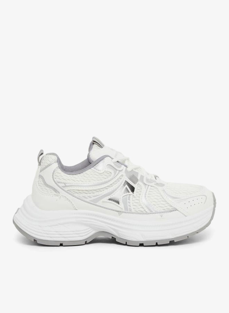 Styli Active Platform Lace Up Sneakers - Image 1