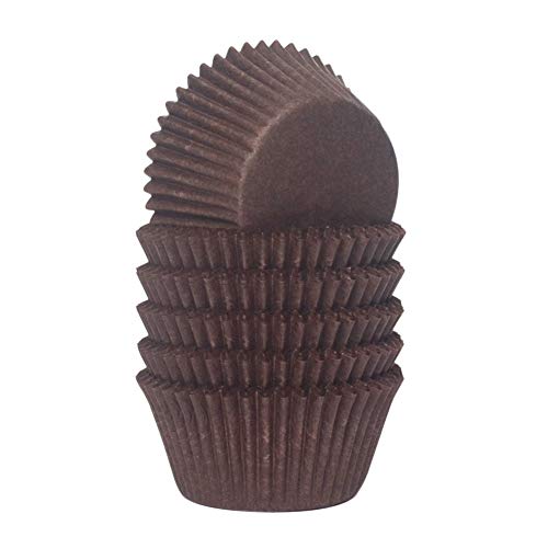 Huaswan Coffee Cupcake Liners Greaseproof Paper Standard Baking Cups for Party and More, 150-Count - Image 1