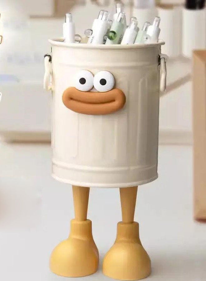 حامل القلم ، كأس القلم المعدني ، حامل أقلام ماكياج لطيف ، منظم مكتب القلم الدائم مجموعة تخزين المكتب وتنظيم - Image 1