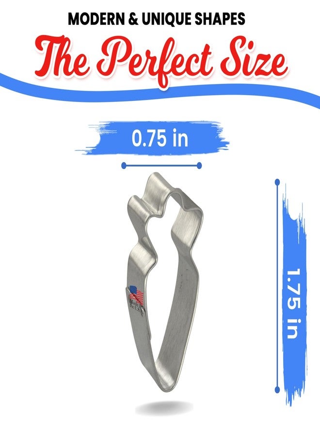 Foose Cookie Cutters Miniature Carrot 1.75 Inch, Made in the USA - Image 3