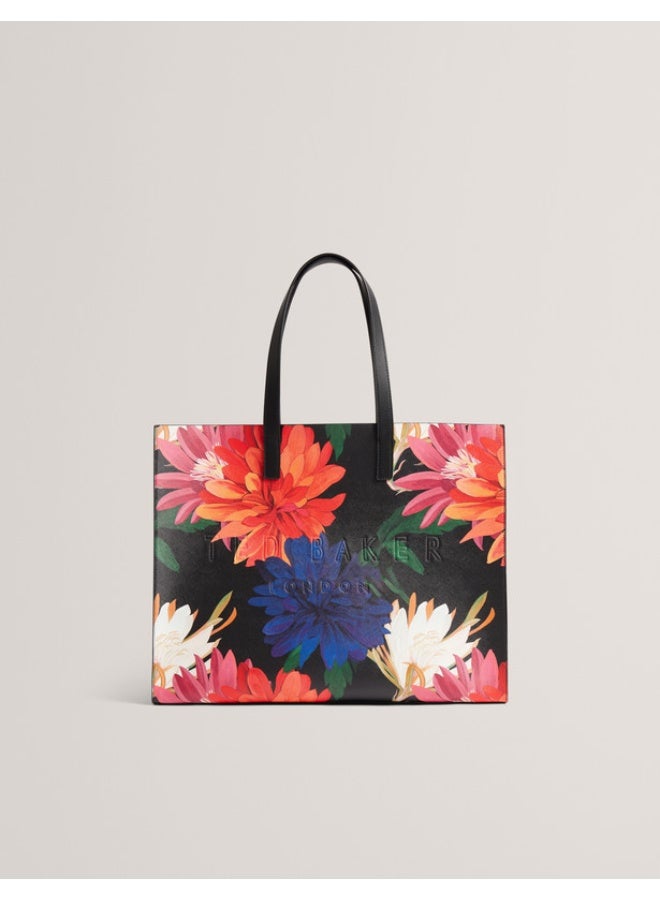 Ted Baker Printed Dahlia Extra Large Icon Bag - Image 1
