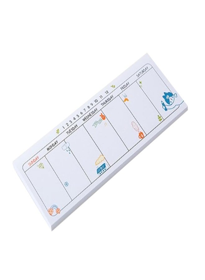 URTERYSER Quality Long Planner Notebook Weekly Planner Pads Random Patterns For Family Notepad & Calendar Organizers Weekly Planner - Image 1