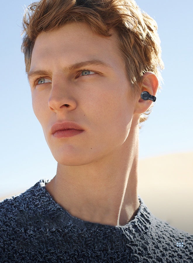 DUNISO Wireless Headphones Bluetooth 5.4 Ear Clip Earphones Open Ear with Mic Wireless Charging Case LED Power Display Waterproof Headphone for Running Sport Gym - Image 4