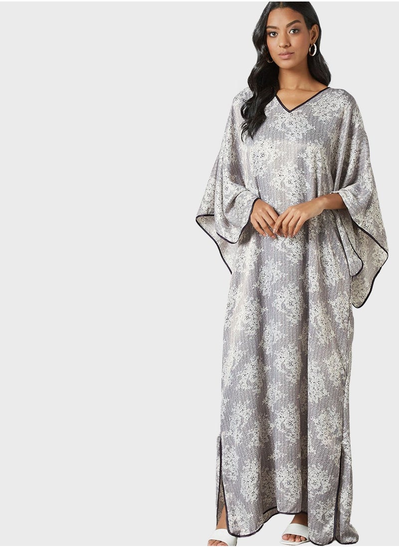 Coco Desert - Printed Abaya - Image 1