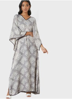 Coco Desert Printed Abaya  - Image 1