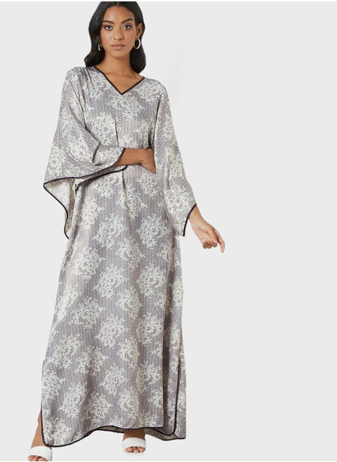 Printed Abaya