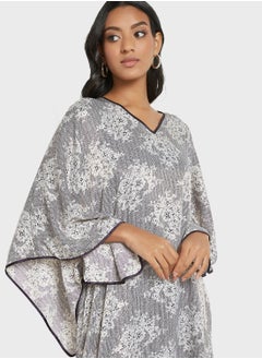 Coco Desert Printed Abaya  - Image 3