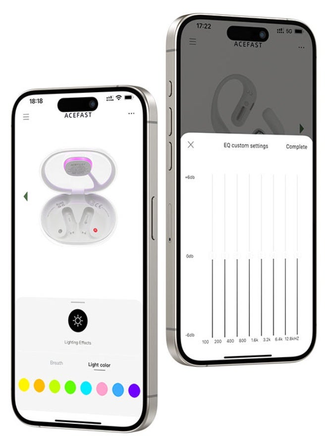 ACEFAST ACEFIT Pro wireless earbuds, Cherry blossom - Image 2