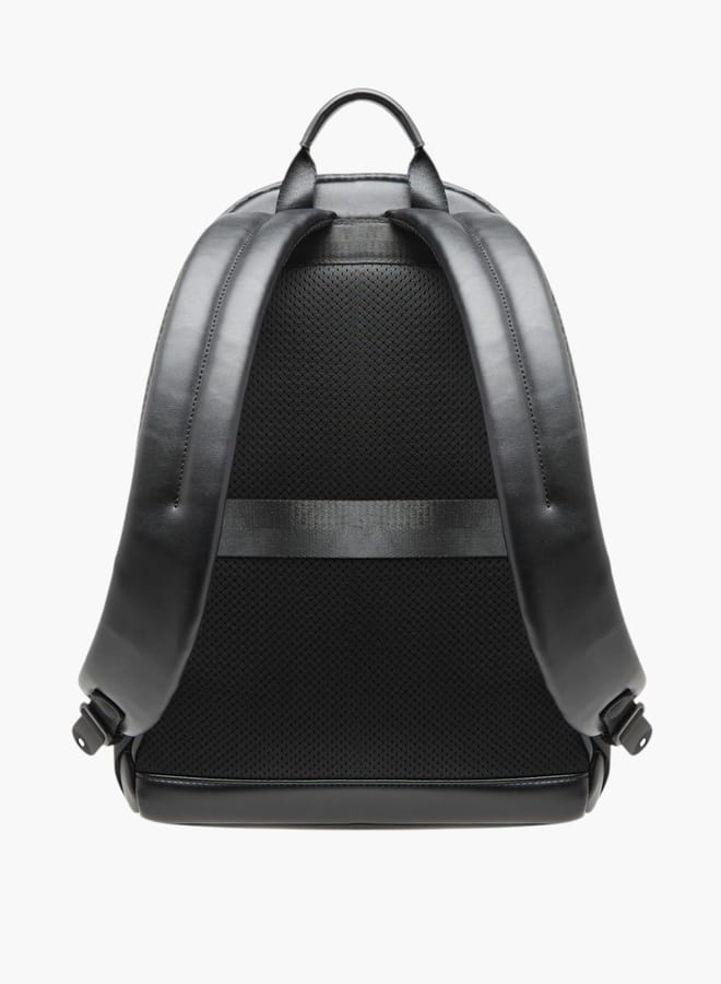 DUCHINI Monogram Print Backpack With Zip Closure And Laptop Compartment - 31X43X17 Cm - Image 3