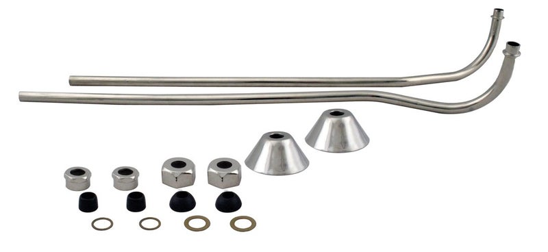 Westbrass D136-05 Double Offset Bath Supply, Polished Nickel - Image 5