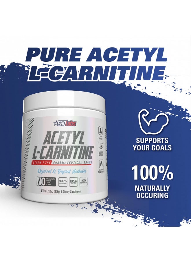 EHP Labs EHP Labs Acetyl L Carnitine - Supports Natural Energy Production, Aids Metabolism, Assists in Healthy Brain Function, Supports Heart Health, Non GMO, Vegan, Gluten Free - 100 Serves  - Image 5