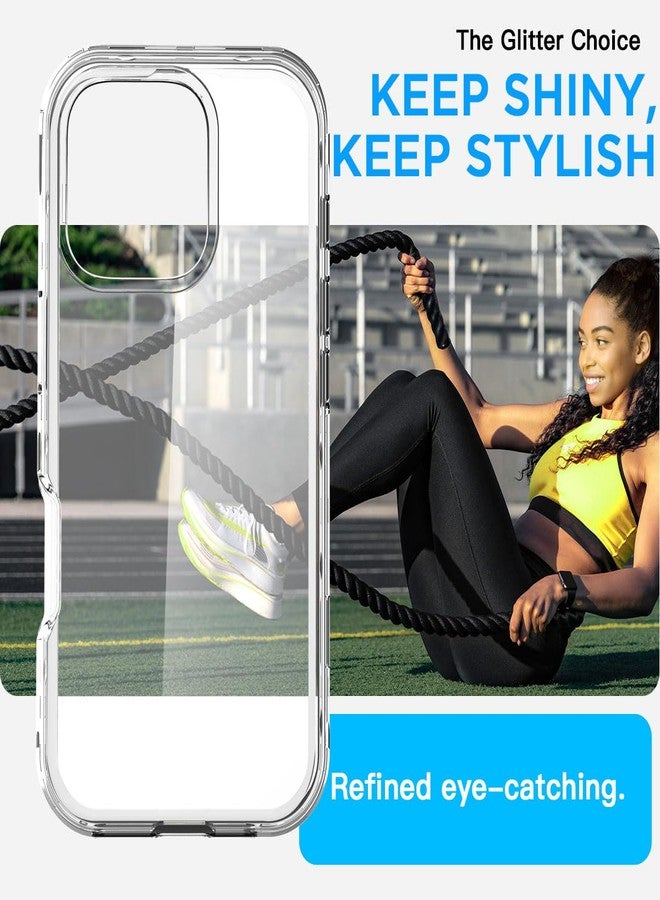 ايه اي كيس جراب AICase لهاتف iPhone 16 Pro Max، شفاف، شديد التحمل، يوفر حماية كاملة للجسم من الصدمات والغبار، غطاء حماية عسكري ثلاثي الطبقات، متين وقوي. - Image 2