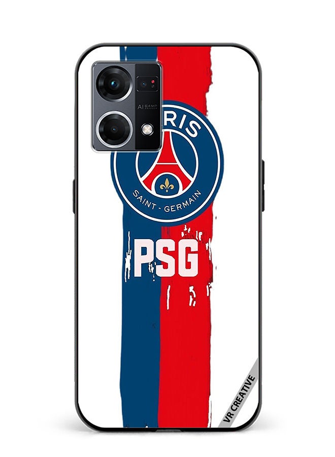 VR CREATIVE Protective Case Cover For Oppo Reno8 4G Paris Design Multicolour - Image 1