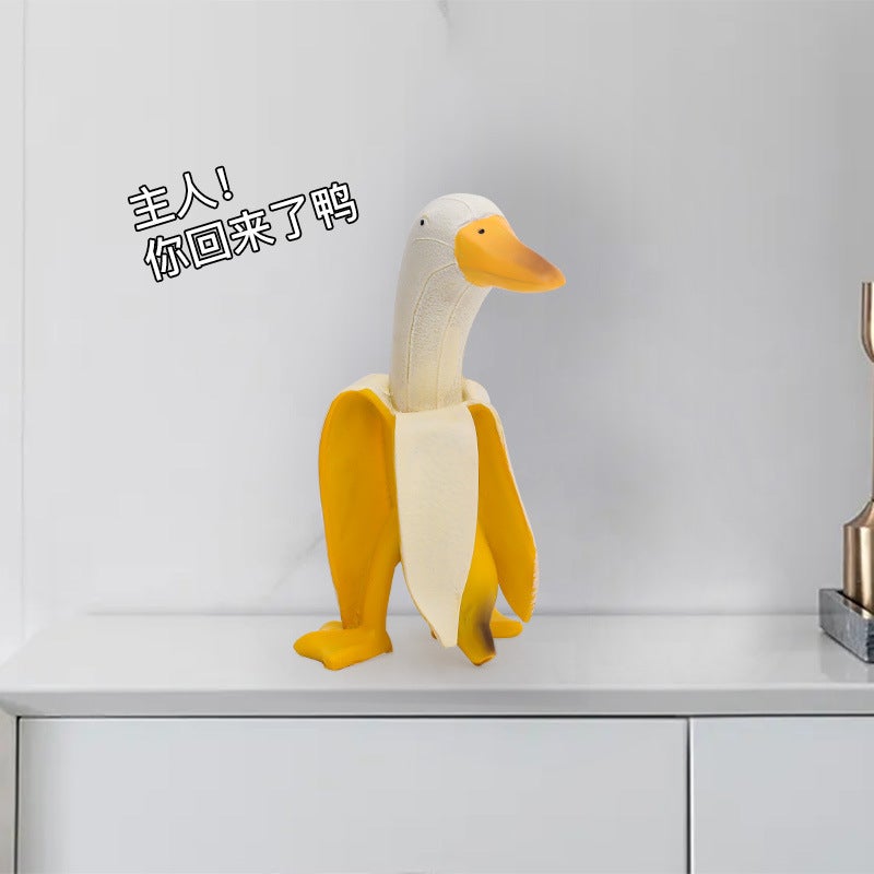 زينة بطة الموز الإبداعية من الراتينج - Image 4