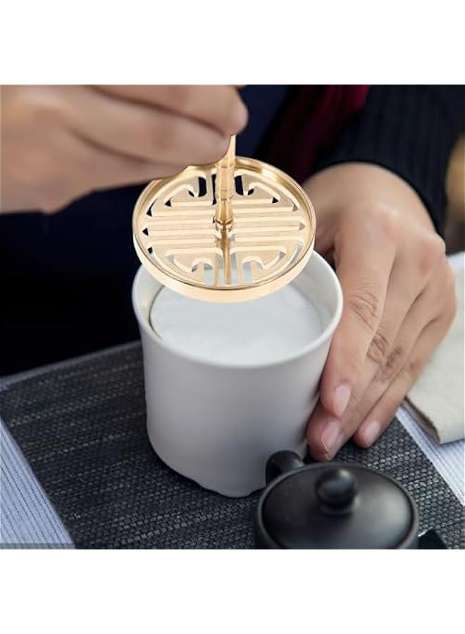 Chinese Lotus Incense Cone Mold DIY Brass Tools for Making Fragrance Accessories Gold Color  - Image 4