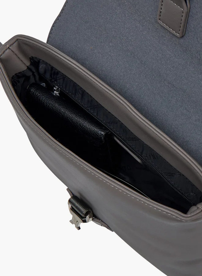 DUCHINI Solid Bag with Wristlet