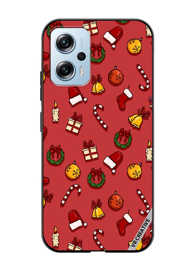 VR CREATIVE Protective Case Cover For Xiaomi Poco X4 GT Christmas Symbols Design Multicolour - Image 1