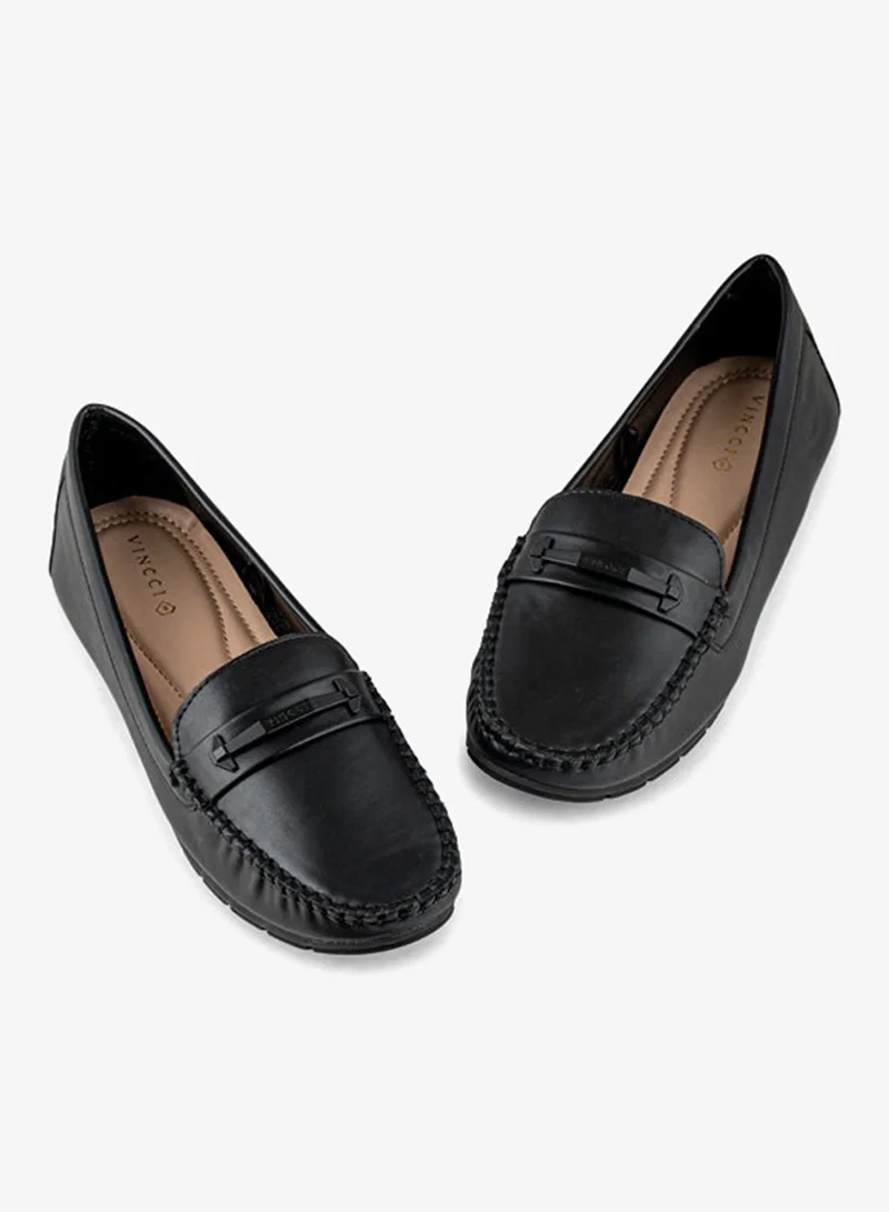 Vincci Black Women Pointed Toe Flat Pumps for Women | Best Price UAE