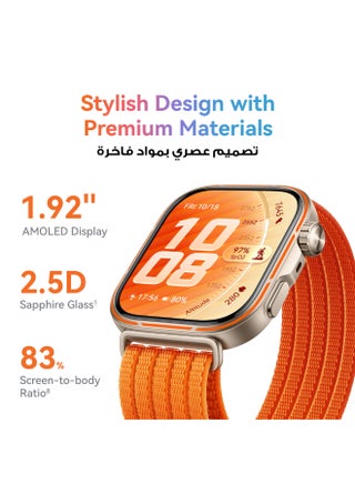 ساعة HUAWEI WATCH FIT 5 Pro الذكية، شاشة FullView بحجم 44.5 مم، متوافقة مع iOS و Android، عمر بطارية يصل إلى 10 أيام، جولف، إدارة الصحة، مراقبة النوم والقلب، ECG، NFC، تمارين صغيرة - view 2