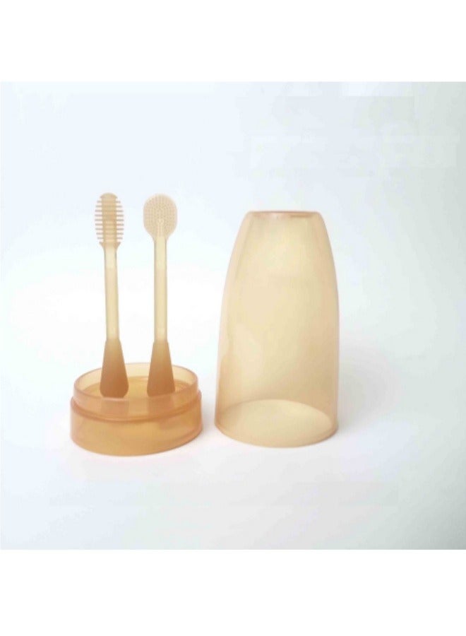 Baby Toothbrush Silicone Teeth Brush Newborn Oral Tongue Cleaner - Image 1