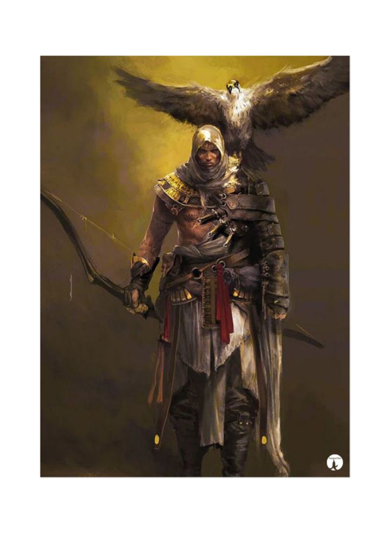 RKN The Video Game Assassin's Creed Mouse Pad Brown/Yellow