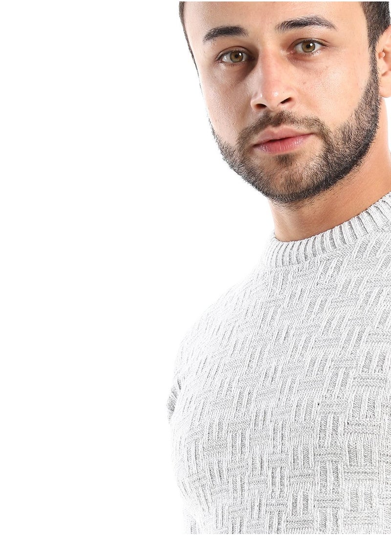 Caesar - Wool Mens Pullover With Multi Design - Image 1